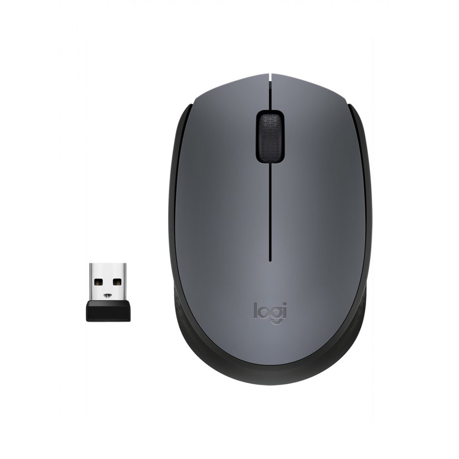 Logitech M170 USB Alıcılı Kablosuz Kompakt Mouse - Gri